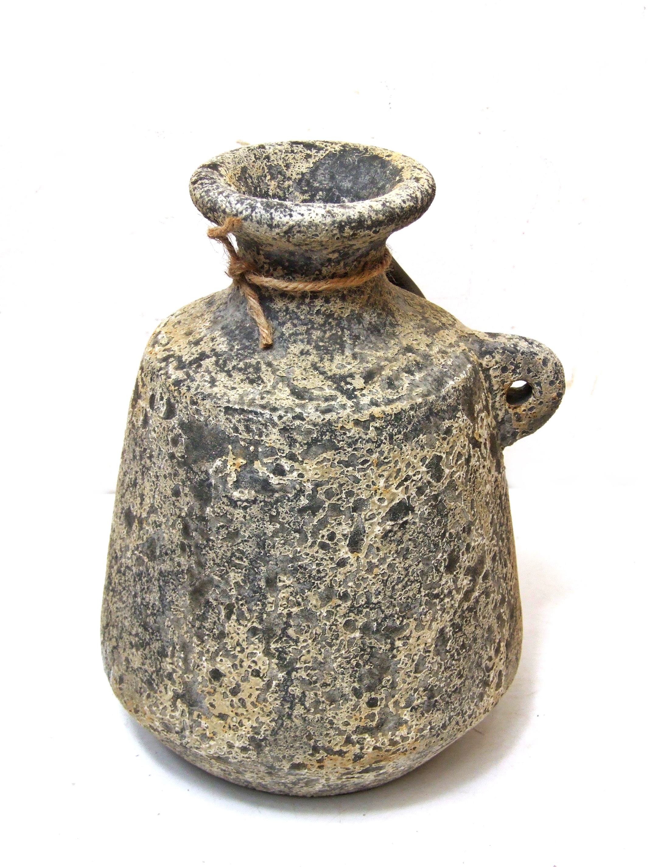 Wazon Dzbanek ceramiczny beton rustykalny 25cm