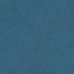Ławka, niebieska, 80x45x60 cm, tapicerowana aksamitem