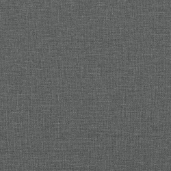 Ławka, ciemnoszara, 80x45x60 cm, tapicerowana tkaniną