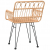 Krzesła ogrodowe, 2 szt., 56x64x80 cm, rattan PE