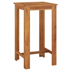 Ogrodowy stolik barowy, 60x60x105 cm, lite drewno akacjowe