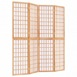 Składany parawan 4-panelowy w stylu japońskim, 160x170 cm