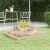 Donica, 83x83x27 cm, lite drewno sosnowe