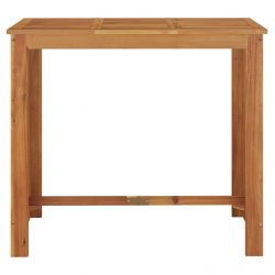 Ogrodowy stolik barowy, 120x60x105 cm, lite drewno akacjowe