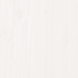 Wieszak na ubrania, biały, 100x45,5x150 cm, lite drewno sosnowe