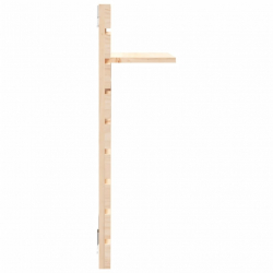 Wiszące półki nocne, 2 szt., lite drewno sosnowe