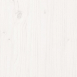 Stolik kawowy, biały, 87x48x35 cm, lite drewno sosnowe