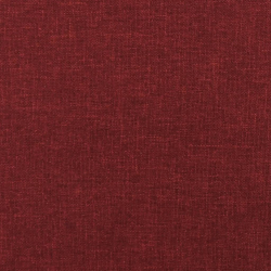 Poduszki ozdobne, 2 szt., winna czerwień, Ø15x50 cm, tkanina
