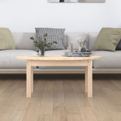 Stolik kawowy, 80x40x35 cm, lite drewno sosnowe