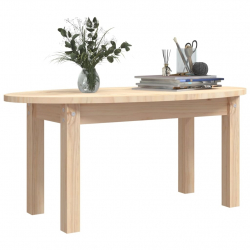 Stolik kawowy, 80x40x35 cm, lite drewno sosnowe
