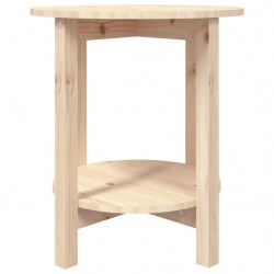 Stolik kawowy, Ø 55x60 cm, lite drewno sosnowe