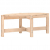 Stolik kawowy, 87x48x35 cm, lite drewno sosnowe