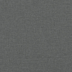 Ławka, ciemnoszara, 80x40x49 cm, tapicerowana tkaniną