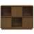 Szafka, miodowy brąz, 110,5x35x80 cm, lite drewno sosnowe