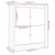 Szafka, czarna, 83x41,5x100 cm, lite drewno sosnowe