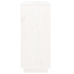Szafka, biała, 70x34x80 cm, lite drewno sosnowe