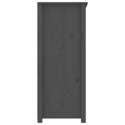 Szafka, szara, 83x41,5x100 cm, lite drewno sosnowe