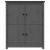 Szafka, szara, 83x41,5x100 cm, lite drewno sosnowe