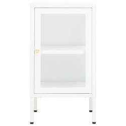 Szafka boczna, 38x35x70 cm, metal i szkło