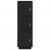 Kredens, czarny, 34x40x108,5 cm, lite drewno sosnowe