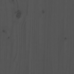 Szafka, szara, 60x40x116,5 cm, lite drewno sosnowe