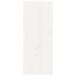 Szafka na wino, biały, 62x25x62 cm, lite drewno sosnowe