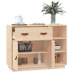 Szafka, 98,5x40x75 cm, lite drewno sosnowe