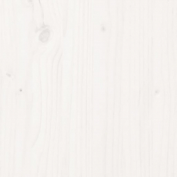 Komoda, biała, 111x34x75 cm, lite drewno sosnowe