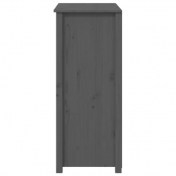 Szafka, szara, 83x41,5x100 cm, lite drewno sosnowe