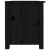 Szafka na buty, czarna, 70x38x45,5 cm, lite drewno sosnowe