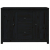 Komoda, czarna, 100x35x74 cm, lite drewno sosnowe