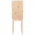 Szafka, 60x40x120 cm, lite drewno sosnowe