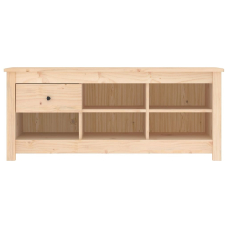 Szafka na buty, 110x38x45,5 cm, lite drewno sosnowe