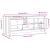 Szafka na buty, 110x38x45,5 cm, lite drewno sosnowe