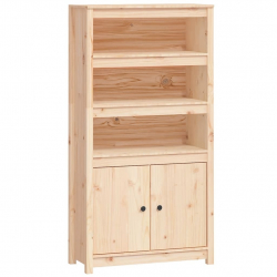 Szafka, 80x35x154 cm, lite drewno sosnowe