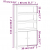 Szafka, 80x35x154 cm, lite drewno sosnowe
