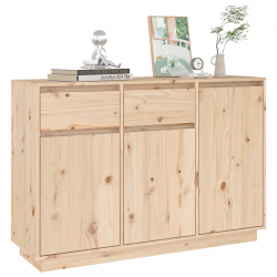 Szafka, 110x34x75 cm, lite drewno sosnowe