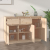 Szafka, 110x34x75 cm, lite drewno sosnowe