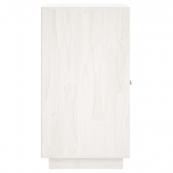 Szafka, biała, 65,5x40x75 cm, lite drewno sosnowe