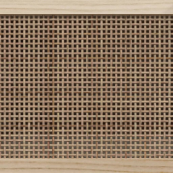 Komoda, czarna, 60x30x70 cm, lita sosna i naturalny rattan