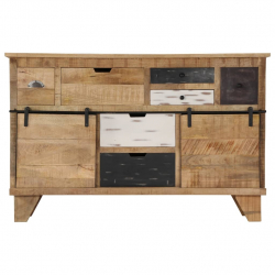 Szafka, 140x38x90 cm, lite drewno mango