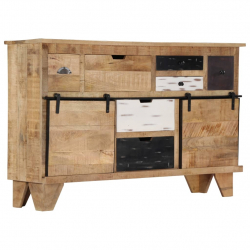 Szafka, 140x38x90 cm, lite drewno mango