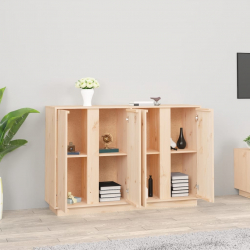 Szafka, 120x35x80 cm, lite drewno sosnowe