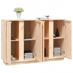 Szafka, 120x35x80 cm, lite drewno sosnowe