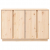 Szafka, 120x35x80 cm, lite drewno sosnowe