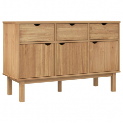 Komoda, 114x43x73,5 cm, lite drewno sosnowe