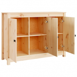 Szafka, 100x35x74 cm, lite drewno sosnowe