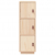 Szafka, 34x40x108,5 cm, lite drewno sosnowe