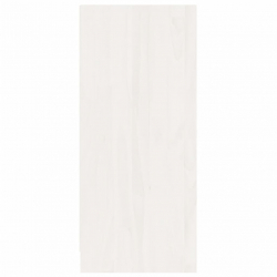 Szafka boczna, biała, 70x33x76 cm, lite drewno sosnowe