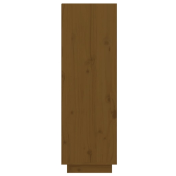 Szafka na buty, miodowy brąz, 60x34x105 cm, lite drewno sosnowe